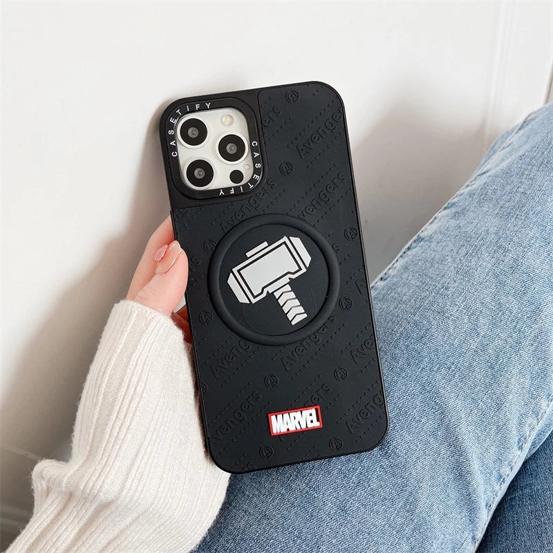Premium 3D Carved Shockproof Silicone Phone Case – iPhone 11 12 13 14 15 | Durable Protective Cover