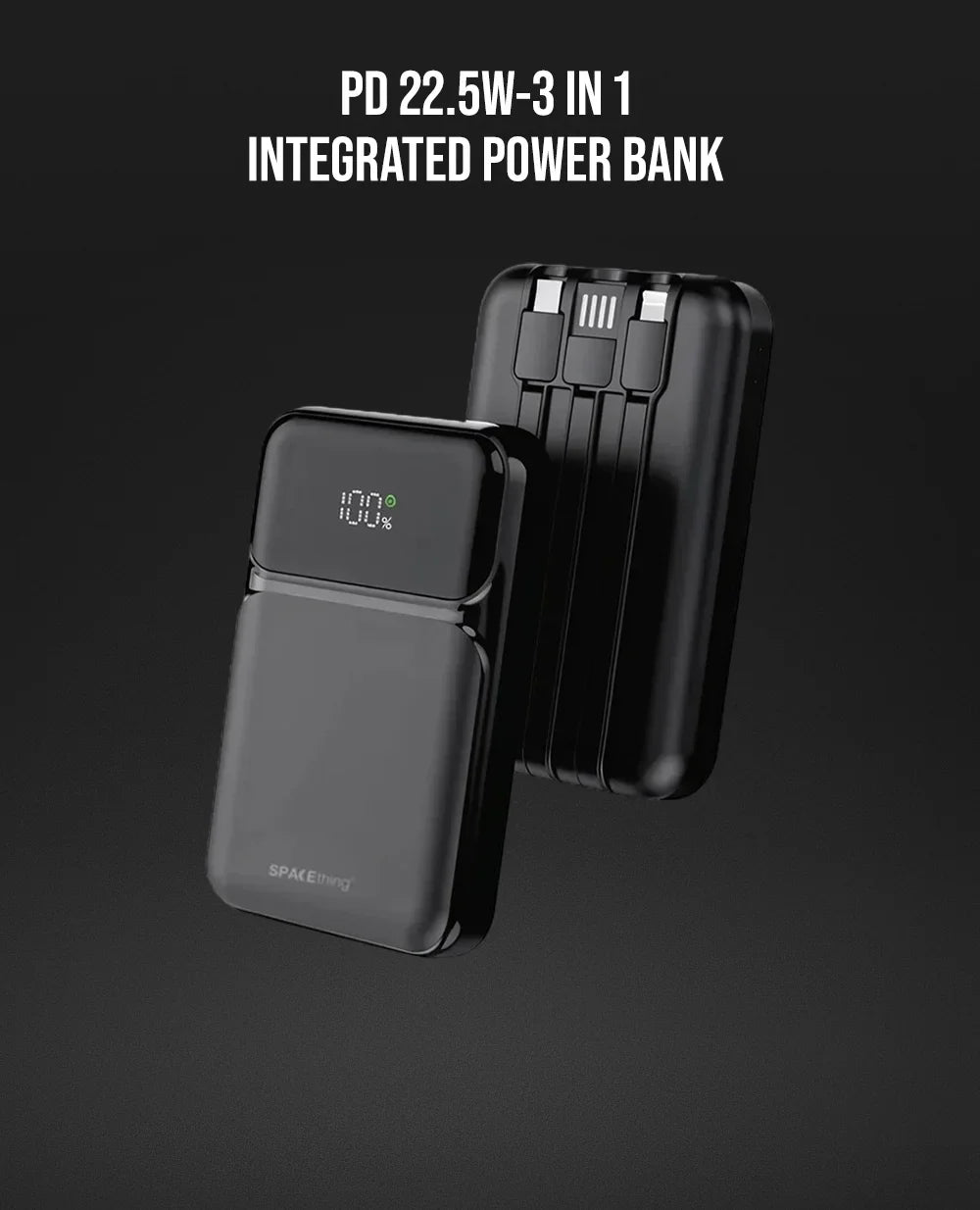 SPACEthing PD 22.5 3in1 Integrated Power Bank