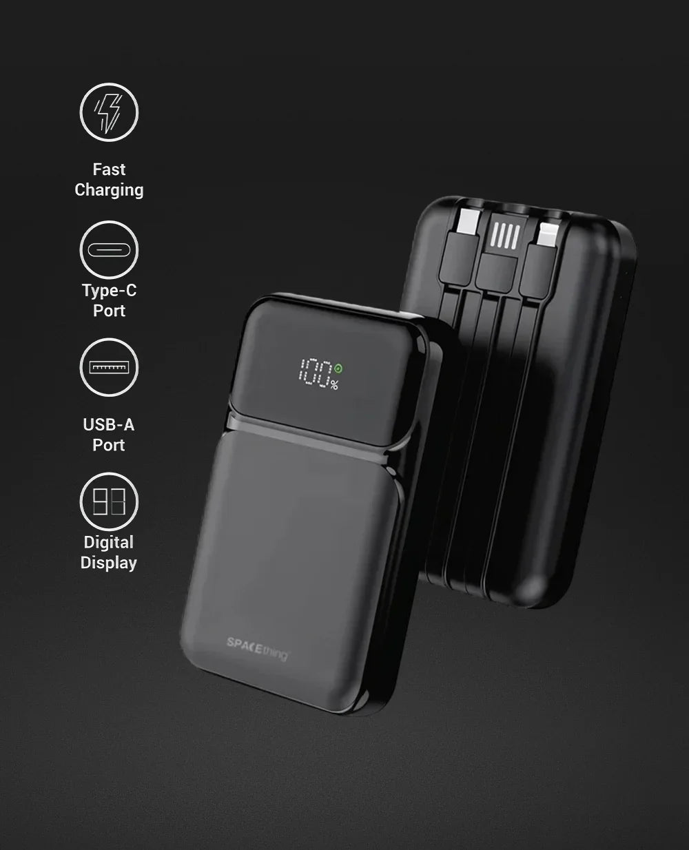 SPACEthing PD 22.5 3in1 Integrated Power Bank