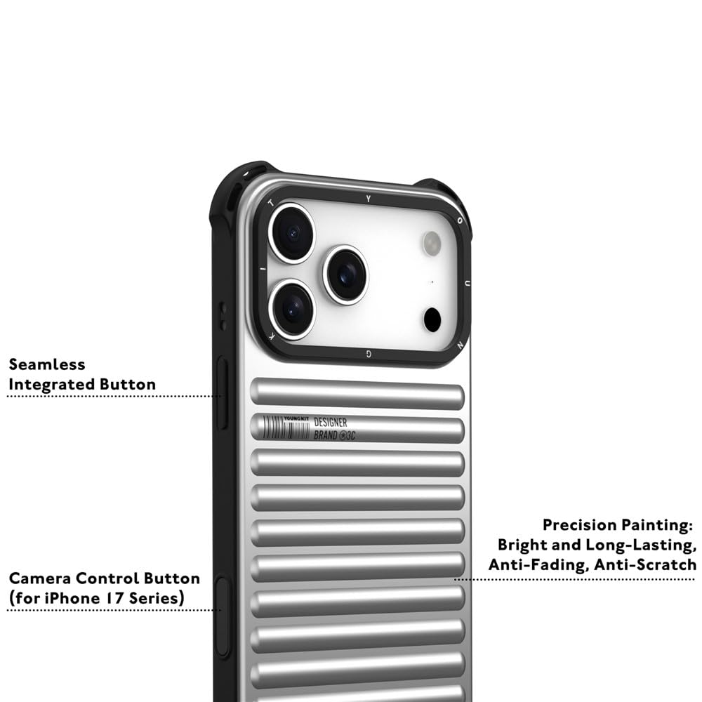 Youngkit Travel Series MagSafe Case for iPhone 17 Pro Max – Premium Shockproof Designer Cover
