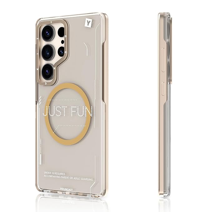 Youngkit “Just Fun” Samsung Galaxy S25 Ultra Case – Black & Desert