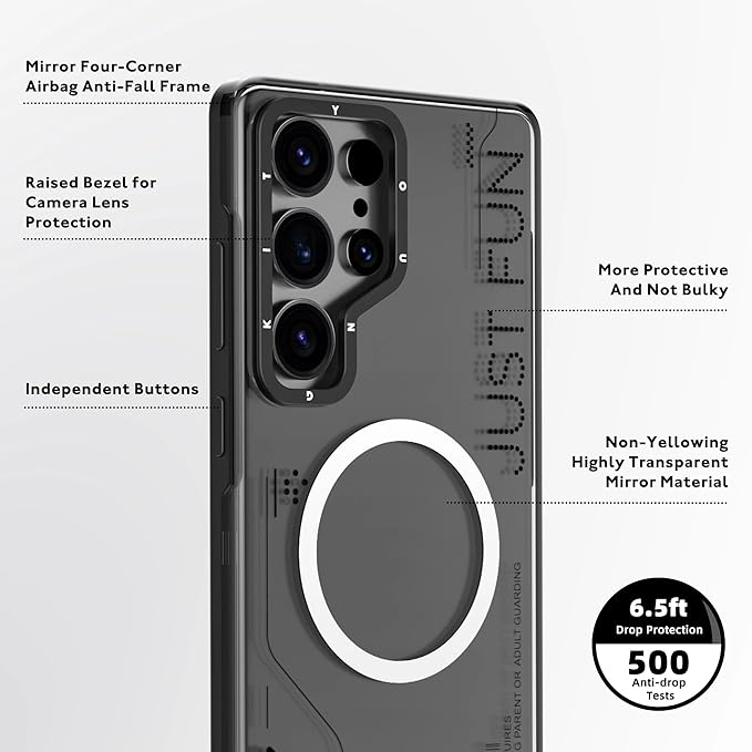 Youngkit “Just Fun” Samsung Galaxy S25 Ultra Case – Black & Desert