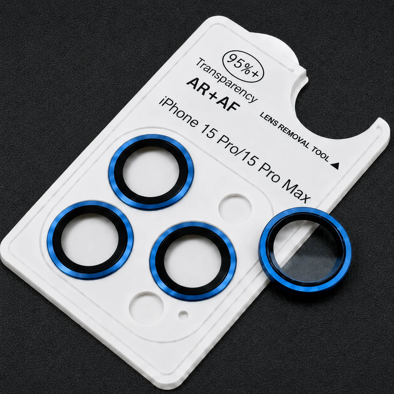 iPhone Camera Lens Ring Protector (13 to 17 Pro Max) – AR+AF Metal Camera Ring | Anti-Scratch Lens Protection | Neas Original