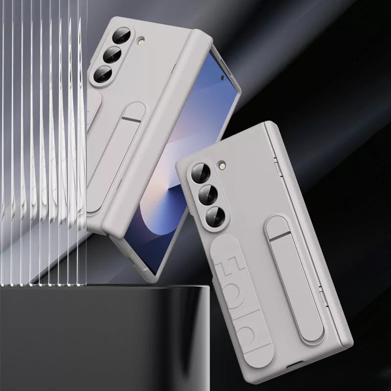 Galaxy Z Fold Wristband Stand Case – Shockproof Foldable Cover with Grip Strap | Neas Original