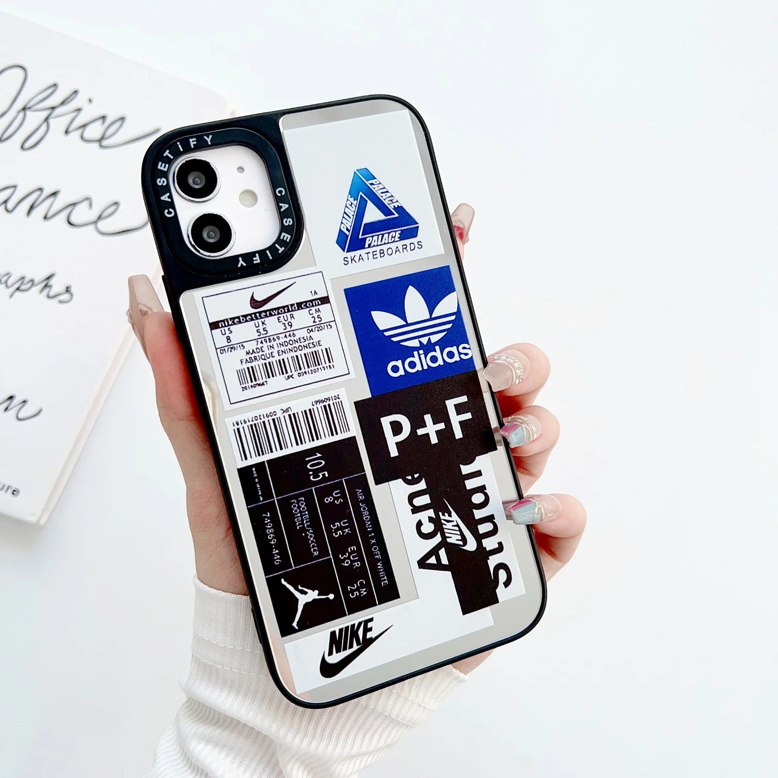 Premium Mirror Glass Designer iPhone Cases