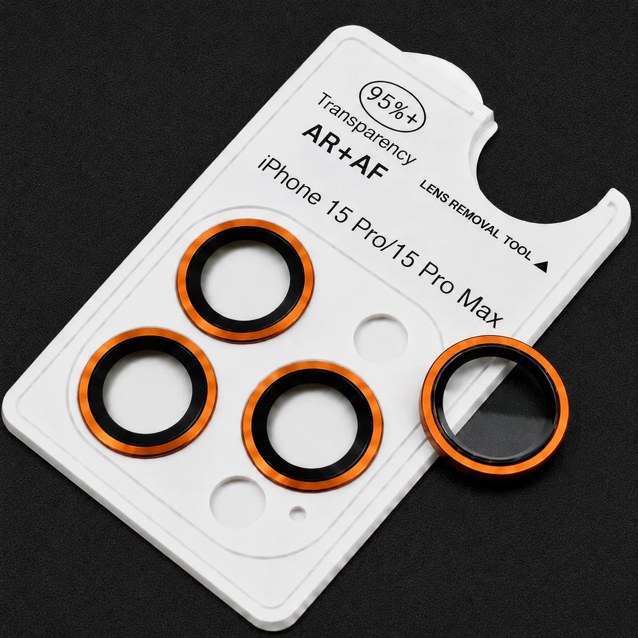 iPhone Camera Lens Ring Protector (13 to 17 Pro Max) – AR+AF Metal Camera Ring | Anti-Scratch Lens Protection | Neas Original