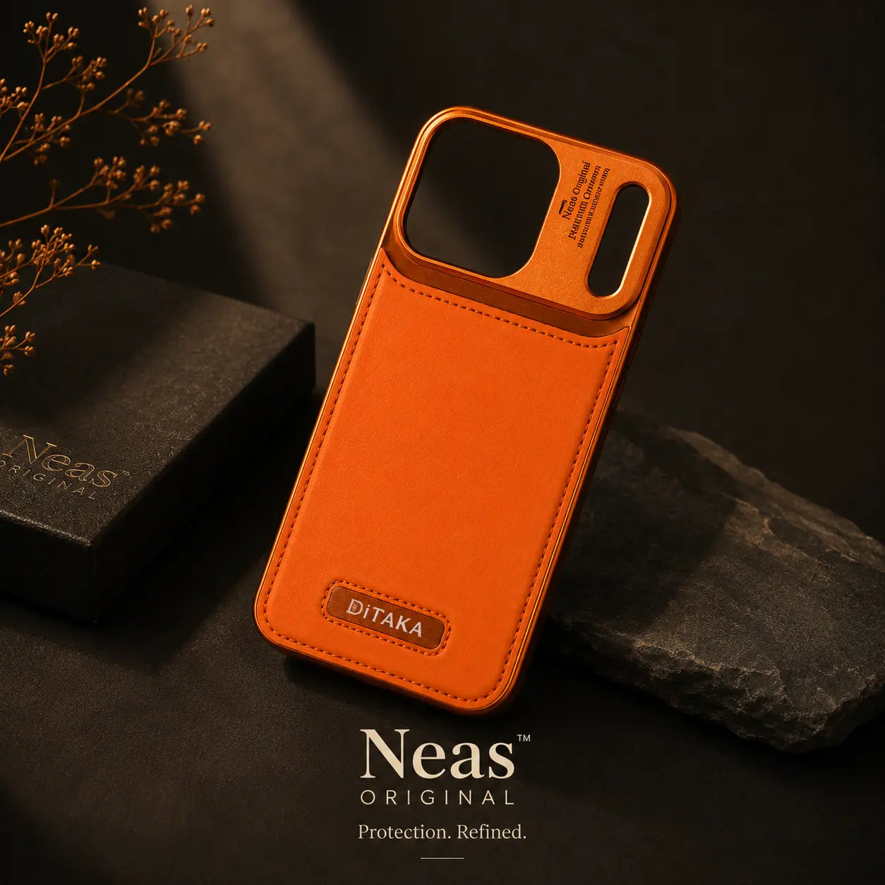 Premium Metallic AeroFlex Leather Perfume MagSafe Case for iPhone 17 Series
