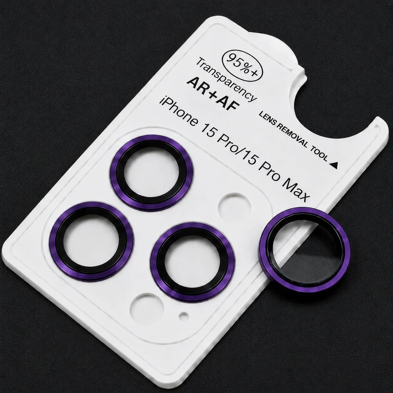 iPhone Camera Lens Ring Protector (13 to 17 Pro Max) – AR+AF Metal Camera Ring | Anti-Scratch Lens Protection | Neas Original