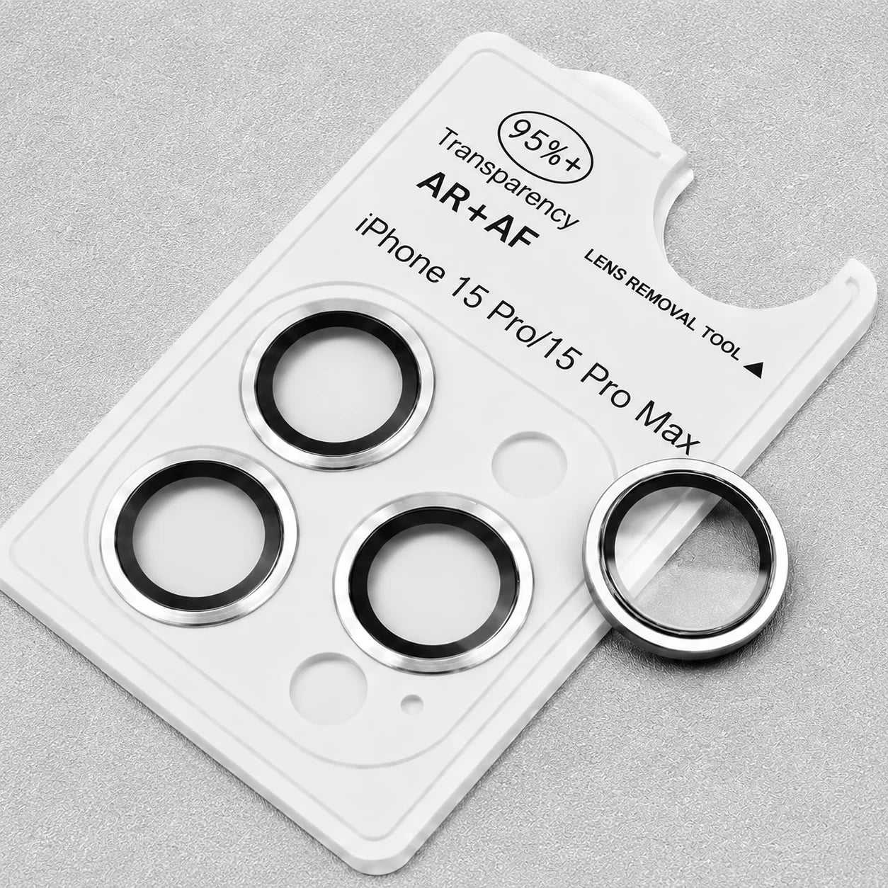 iPhone Camera Lens Ring Protector (13 to 17 Pro Max) – AR+AF Metal Camera Ring | Anti-Scratch Lens Protection | Neas Original