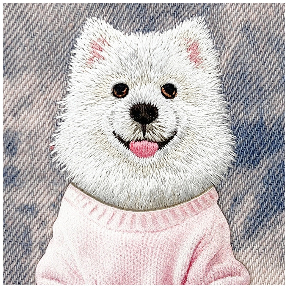 Nimmy Samoyed iPhone Case – Cute Pink Aesthetic Dog Cover