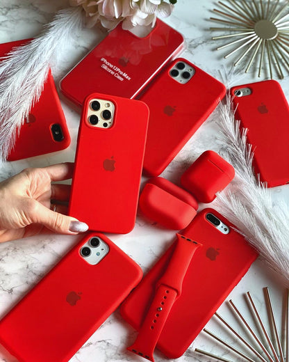 iPhone Silicone Case (Red)