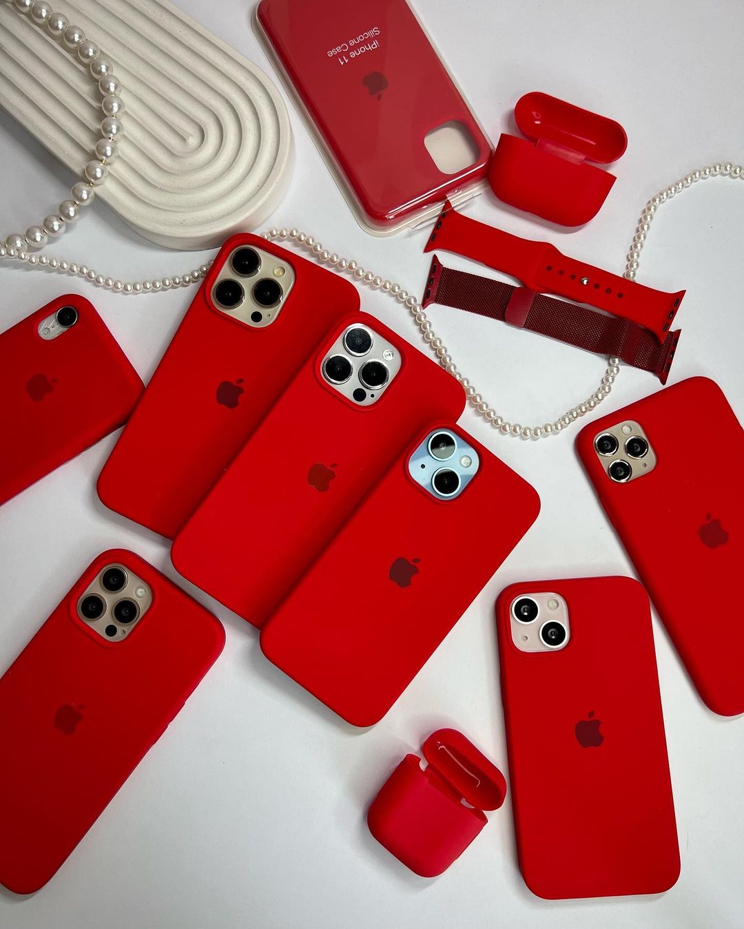 iPhone Silicone Case (Red)