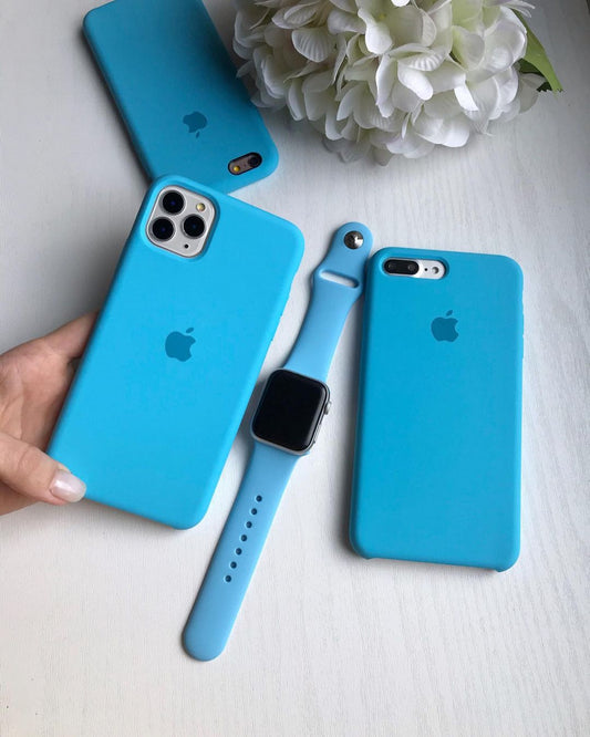 iPhone Silicone Case (Surf Blue)