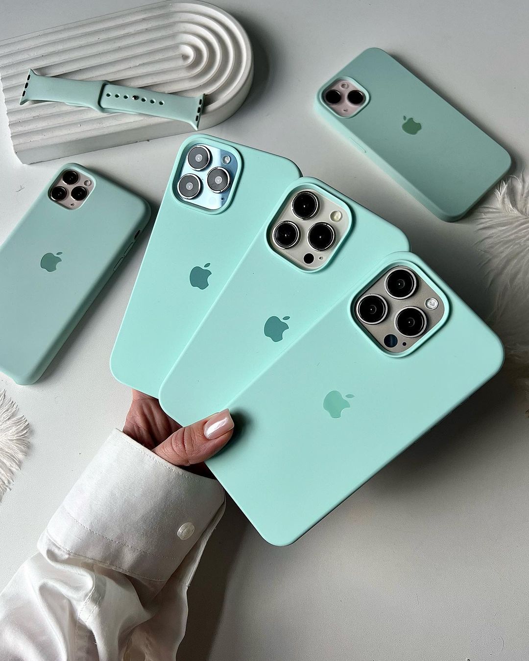 iPhone Silicone Case (Gemstone Green)