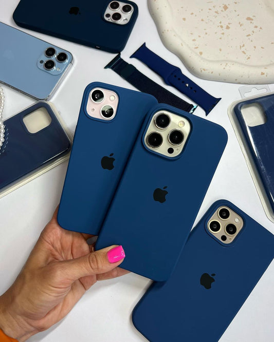 iPhone Silicone Case (Cobalt Blue)