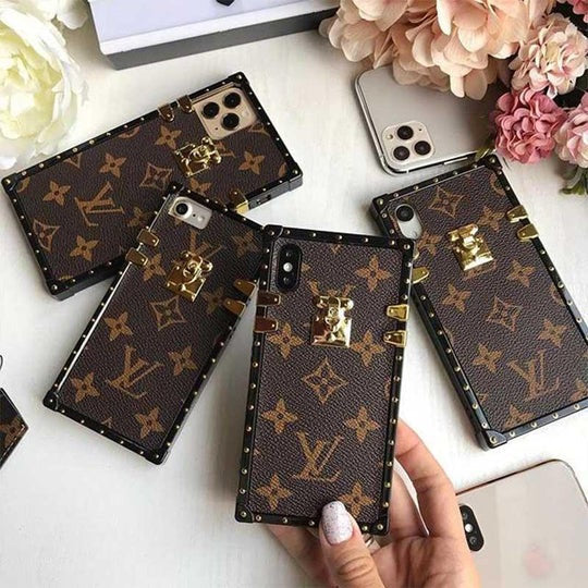 LV Trunk Leather Phone Case