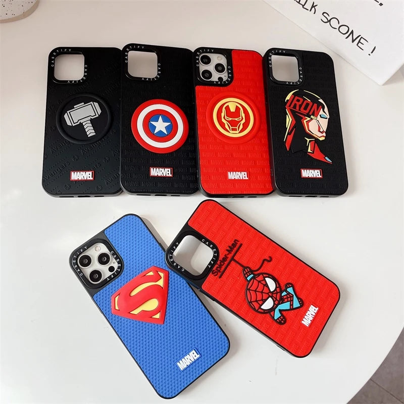 Premium 3D Carved Shockproof Silicone Phone Case – iPhone 11 12 13 14 15 | Durable Protective Cover