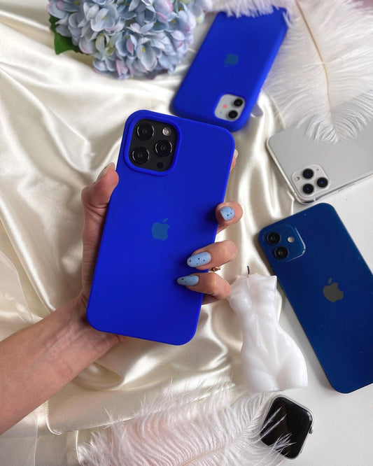 iPhone Silicone Case (Gemstone Blue)