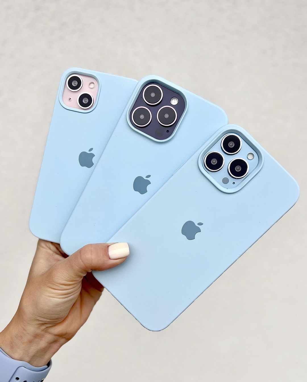 iPhone Silicone Case (New Sky Blue)