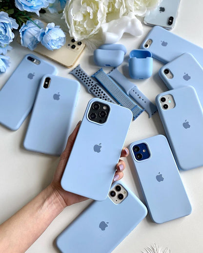 iPhone Silicone Case (New Sky Blue)