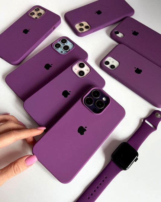 iPhone Silicone Case (Purple)