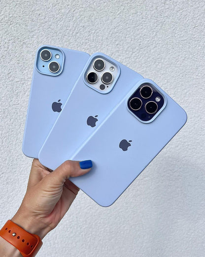 iPhone Silicone Case (Lilac Blue)