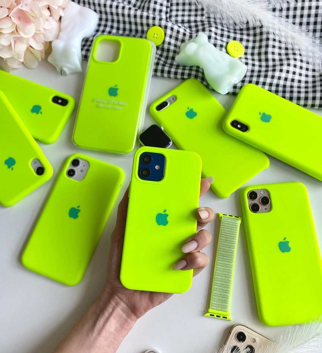 Fluorescent Green iPhone Silicone Case – Neas Original
