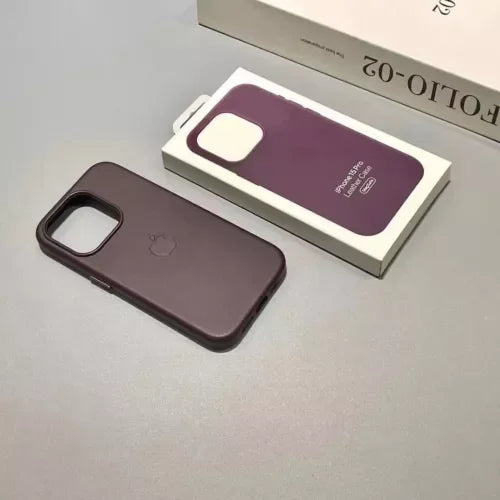 iPhone 15 Series Leather Case with MagSafe
