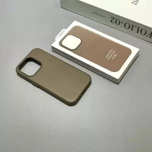 iPhone 15 Series Leather Case with MagSafe