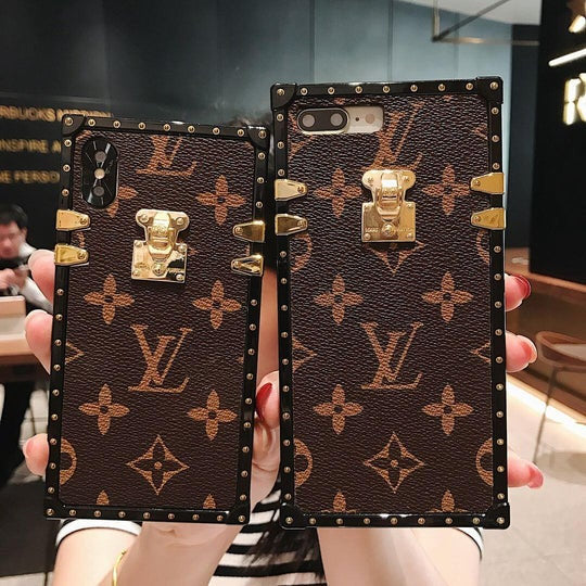 LV Trunk Leather Phone Case