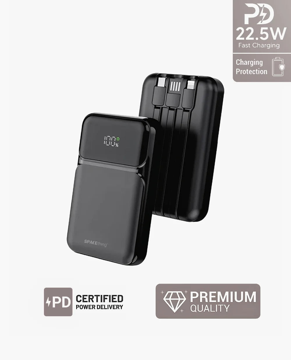SPACEthing PD 22.5 3in1 Integrated Power Bank