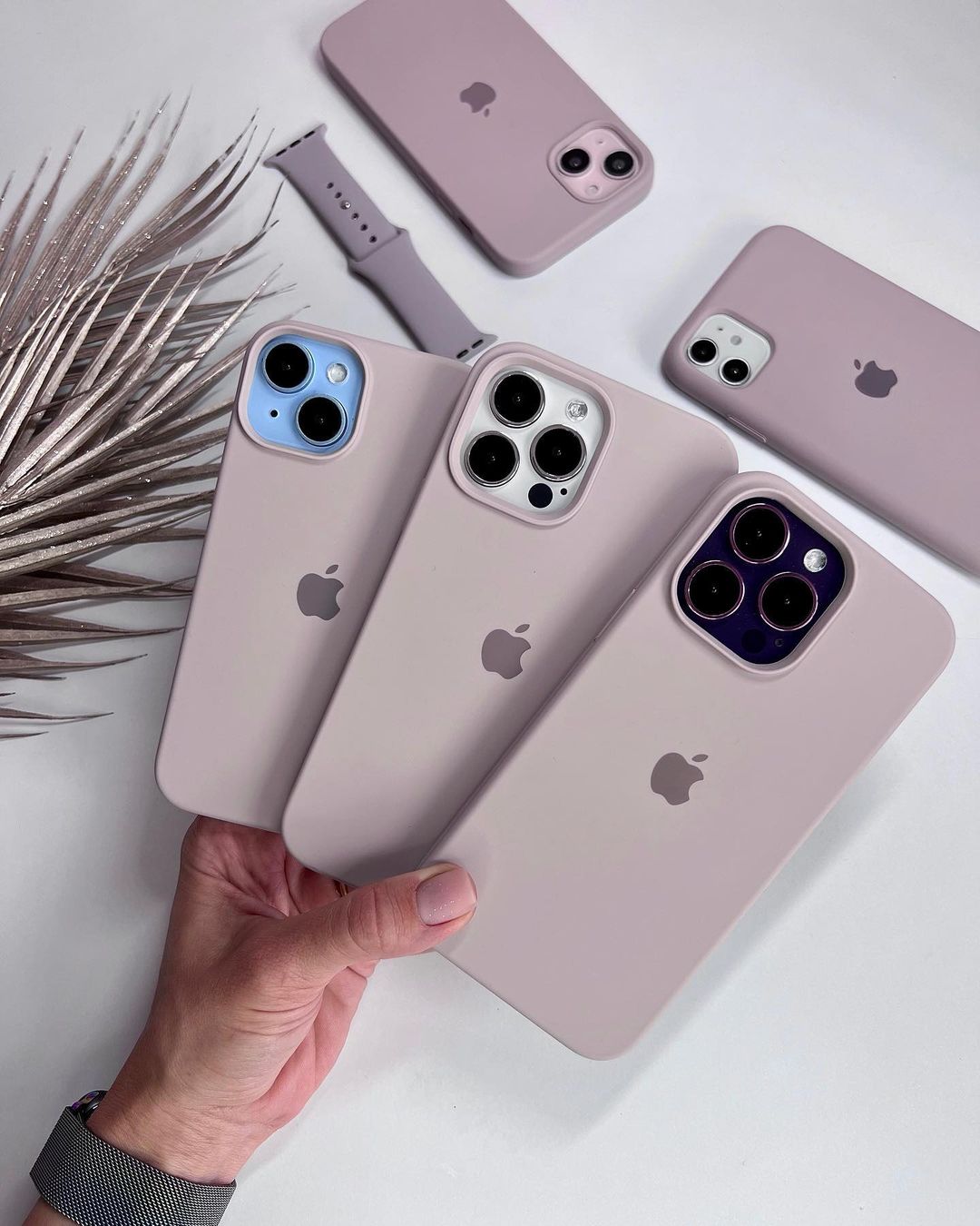 iPhone Silicone Case (Lavender Violet)