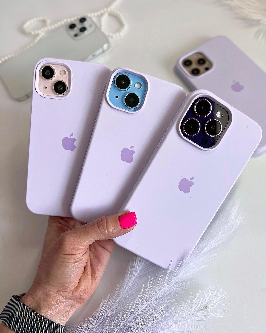iPhone Silicone Case (Lilac)