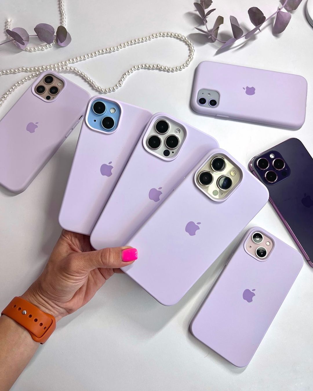 iPhone Silicone Case (Lilac)