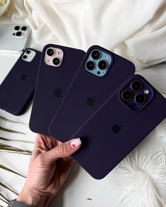 iPhone Silicone Case (Deep Purple)