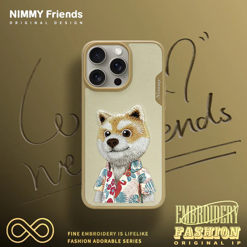 Nimmy Cute Pet Embroidery Case Cover