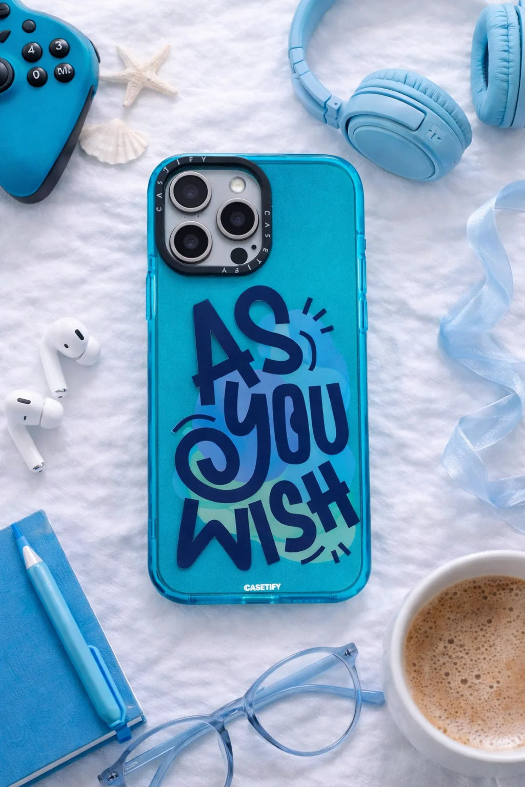 As You Wish Aesthetic iPhone Case | Cute Motivational Quote Shockproof Cover – Neas Original
