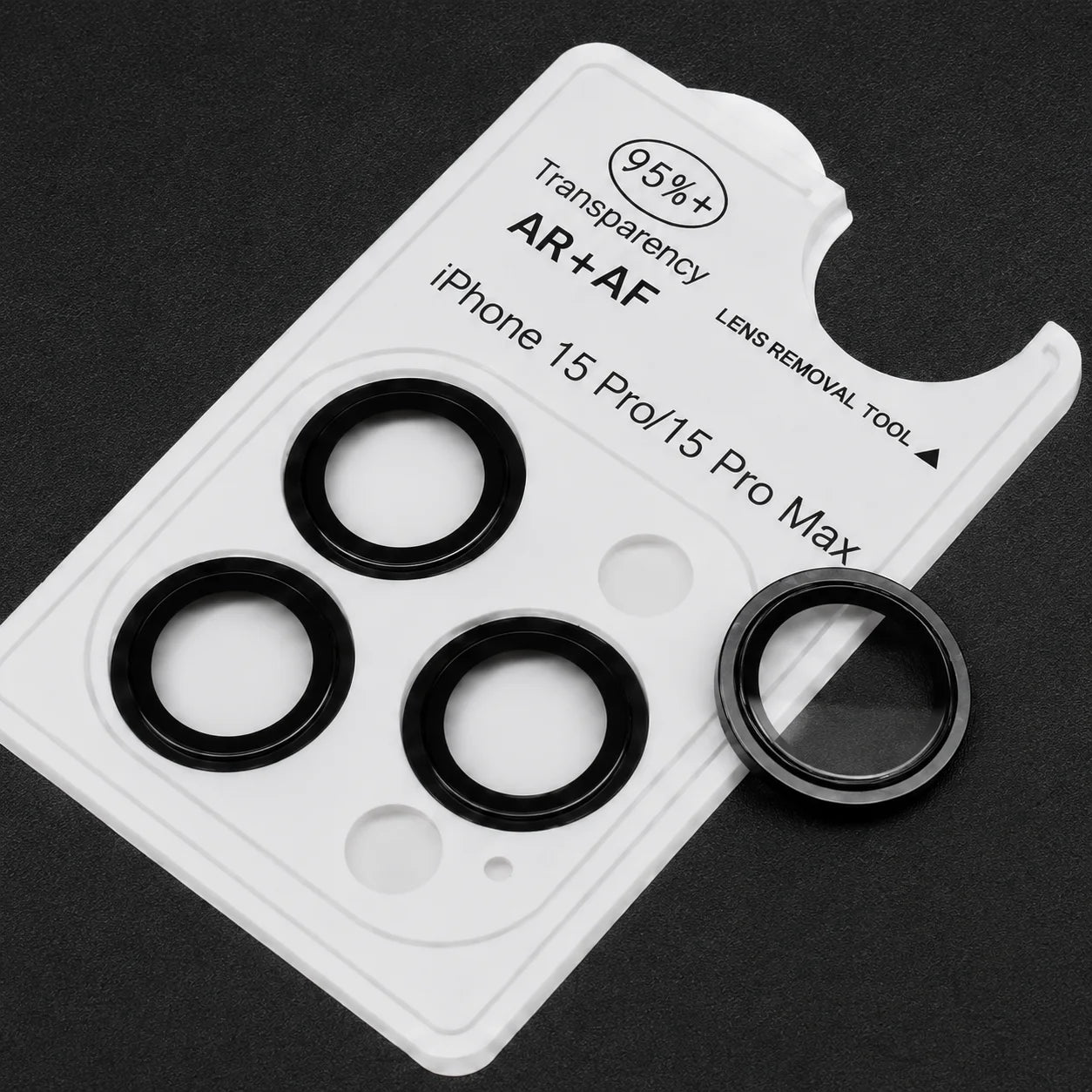 iPhone Camera Lens Ring Protector (13 to 17 Pro Max) – AR+AF Metal Camera Ring | Anti-Scratch Lens Protection | Neas Original