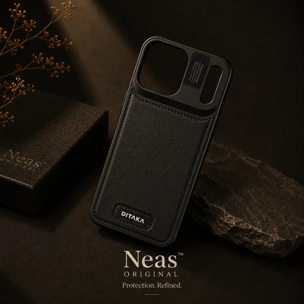 Premium Metallic AeroFlex Leather Perfume MagSafe Case for iPhone 17 Series