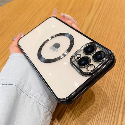iPhone_Logo‑Cut Electroplated Shockproof Case