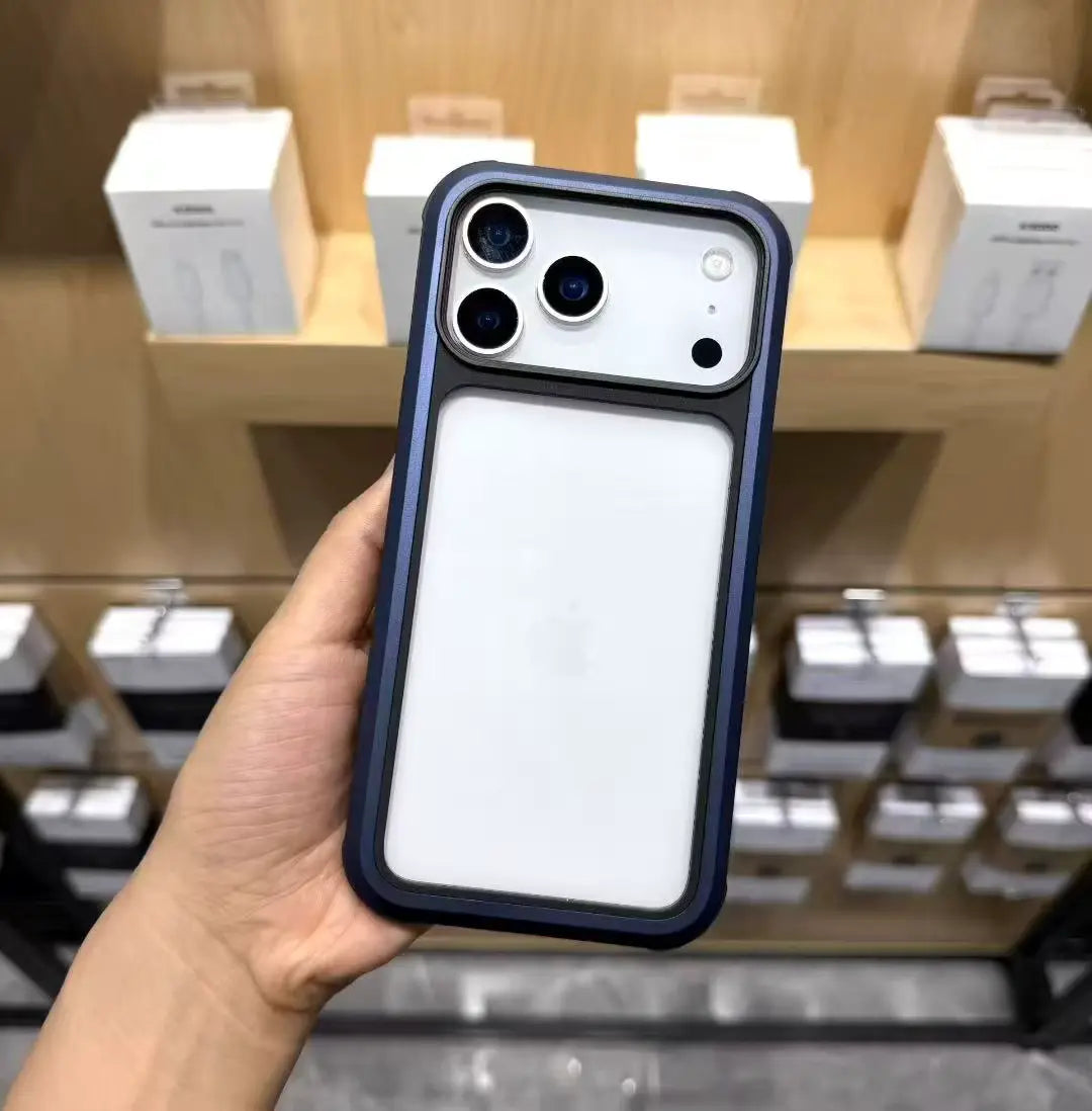 Shockproof Aluminum Alloy Bumper with Clear Acrylic Back