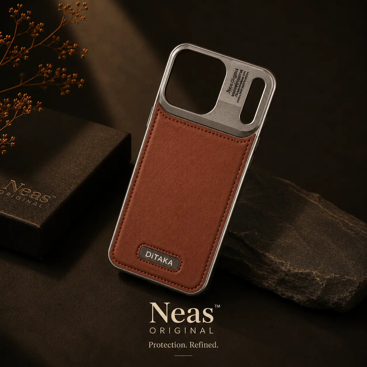 Premium Metallic AeroFlex Leather Perfume MagSafe Case for iPhone 17 Series