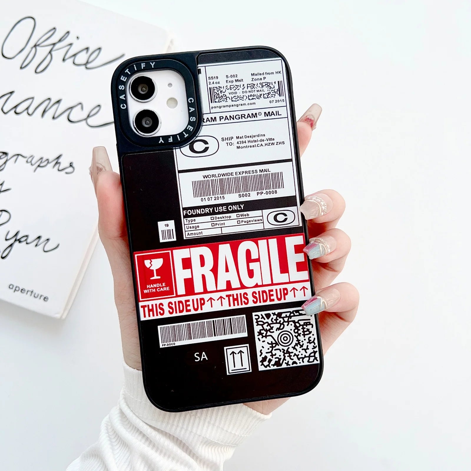 Premium Mirror Glass Designer iPhone Cases