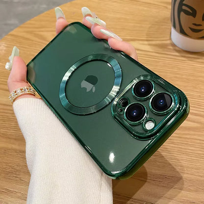 iPhone_Logo‑Cut Electroplated Shockproof Case