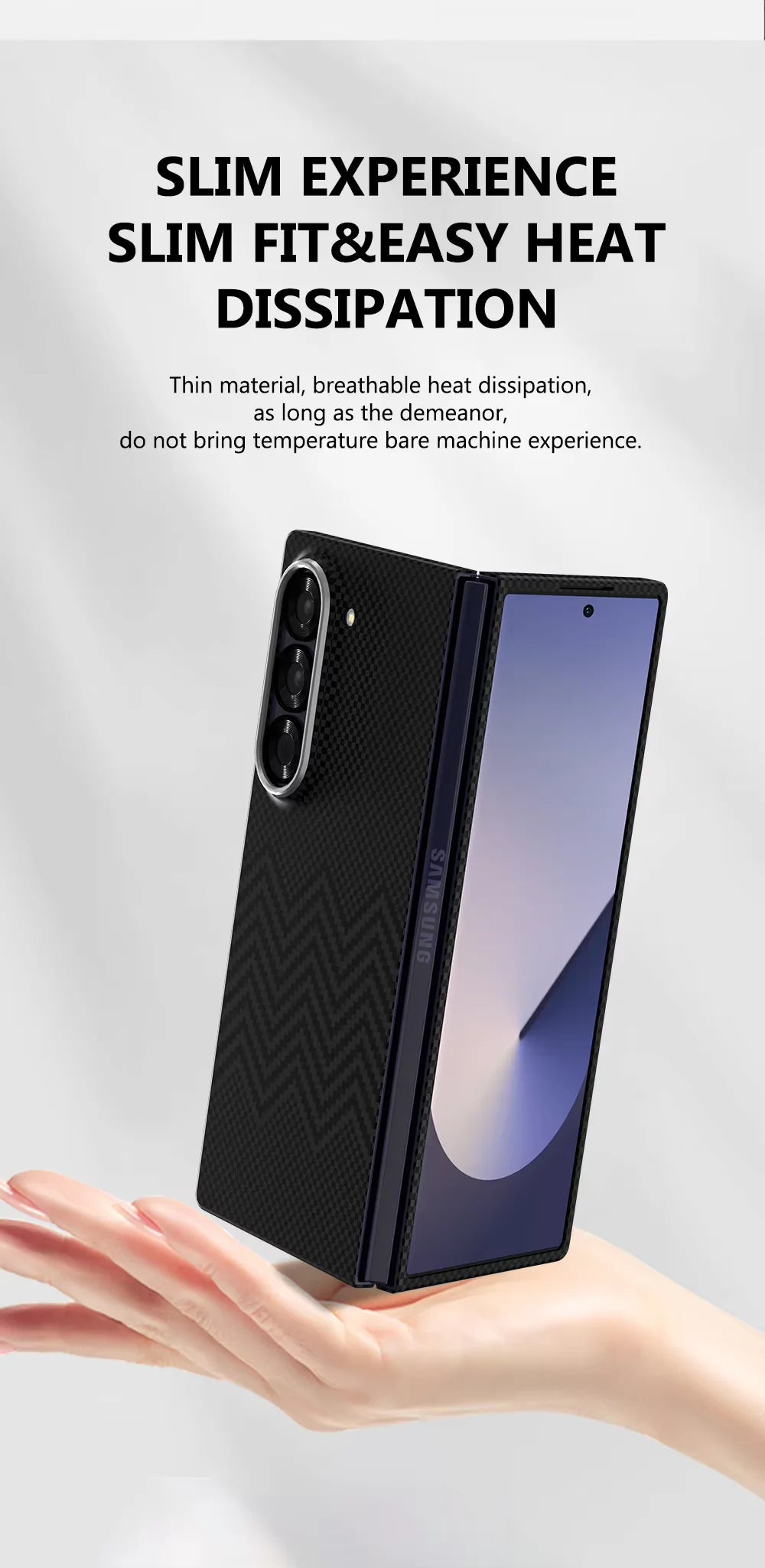 SLIVA Black M Wave 100% Original Carbon Case
