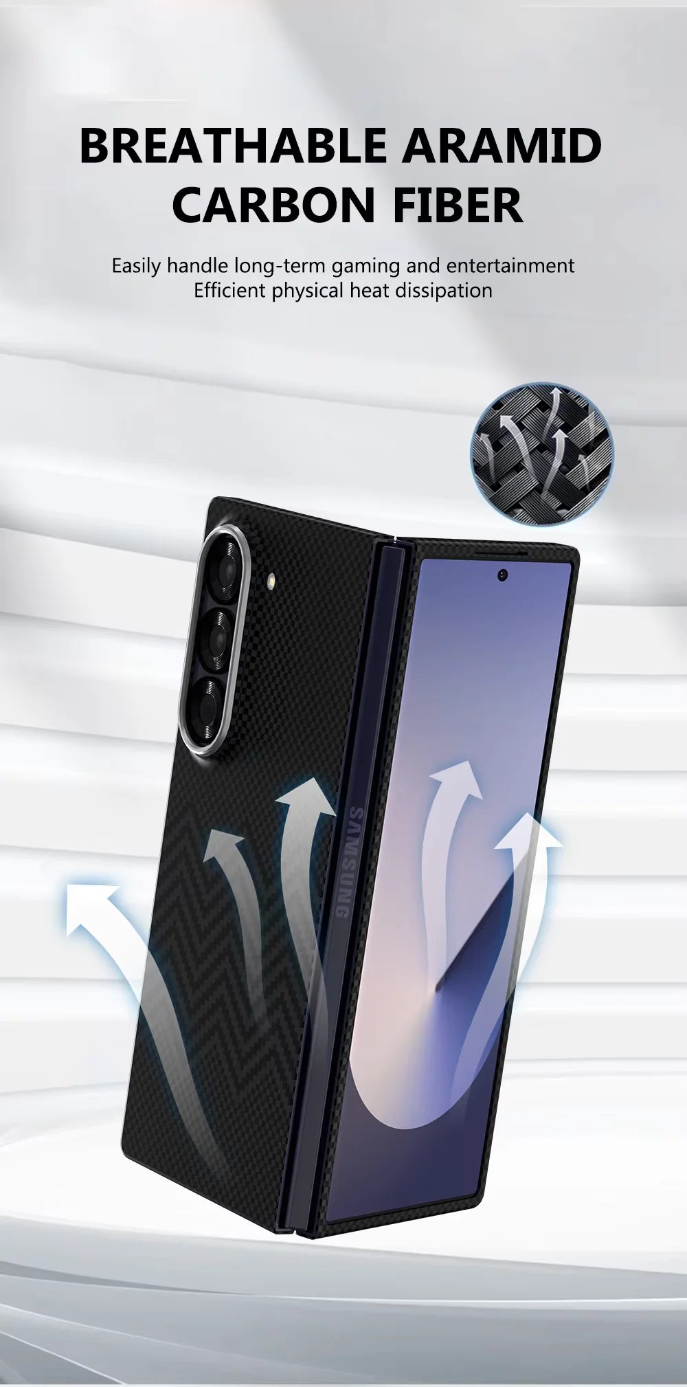SLIVA Black M Wave 100% Original Carbon Case
