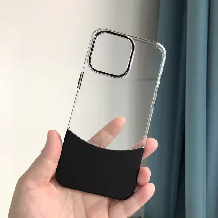 Split Transparent Premium iPhone Case