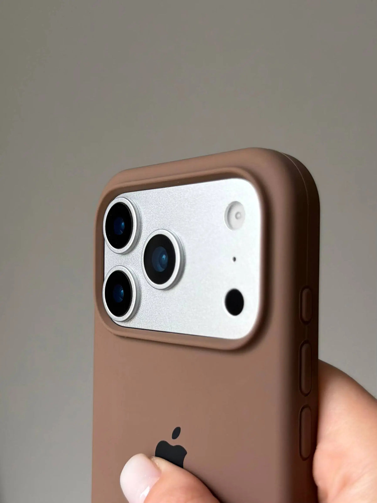 🤎 New Brown iPhone Silicone Case | Premium Soft Touch Cover