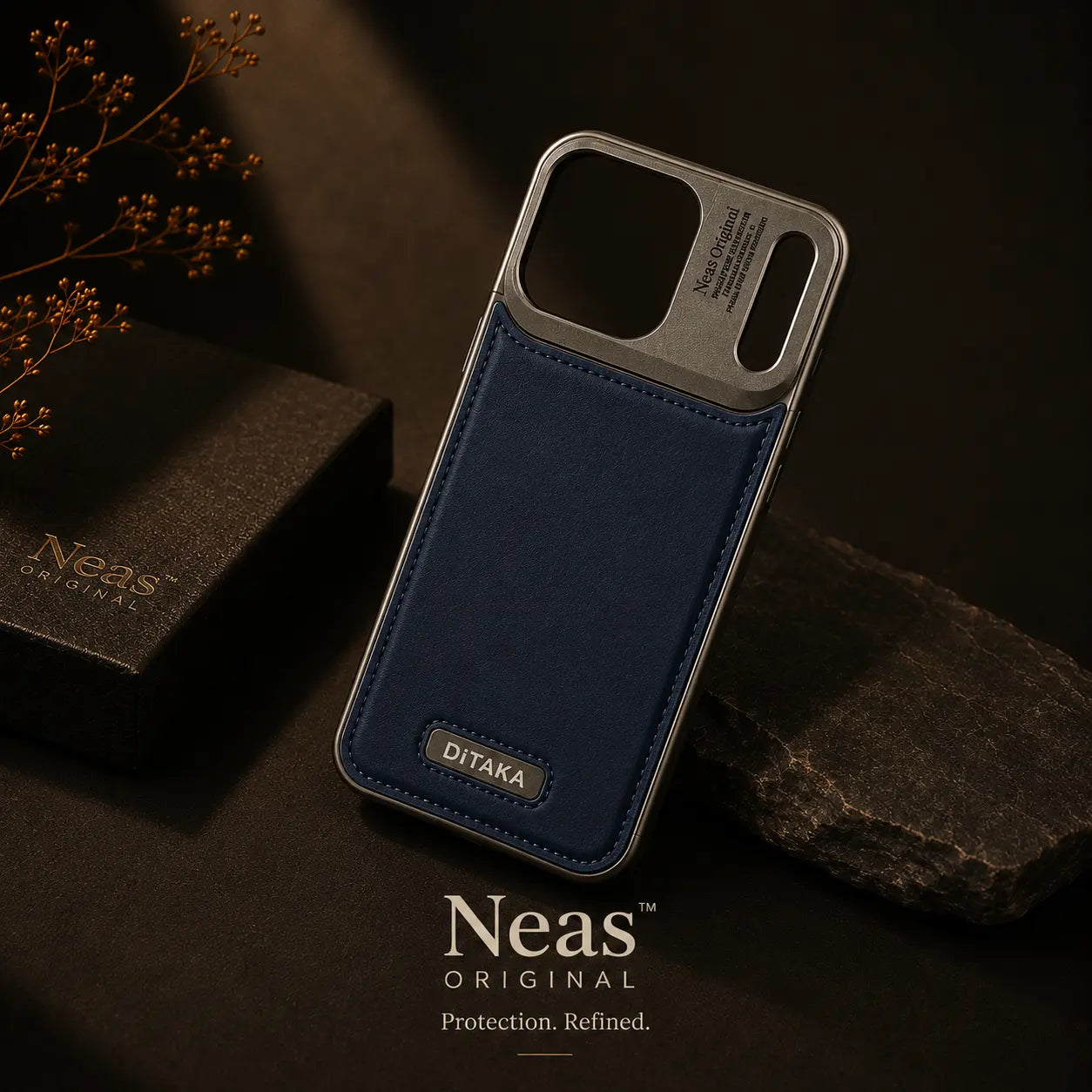 Premium Metallic AeroFlex Leather Perfume MagSafe Case for iPhone 17 Series