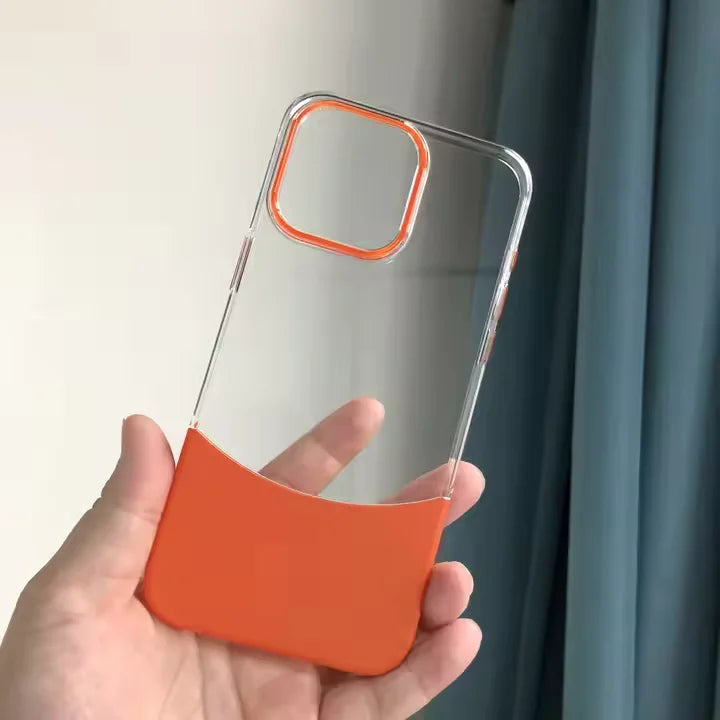 Split Transparent Premium iPhone Case